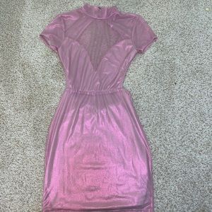 Chic clubbing dress.